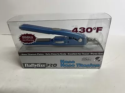 Babyliss Pro Nano Titanium 1/2  Mini Straightening Ceramic Iron BRAND NEW SEALED • $24.59