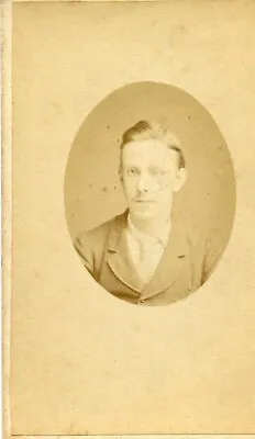 Edwardian CDV - Young Man In Suit Name On Reverse Photo By Netterville Briggs • $3.42