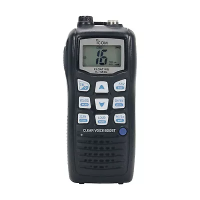 Icom IC-M36  Handheld VHF Marine 2-Way Radio -  Waterproof And Floats Inc 37/M2 • £199