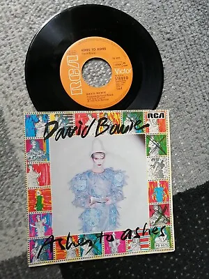 DAVID BOWIE - Ashes To Ashes 7  - GERMAN IMPORT 1980 • £16.89