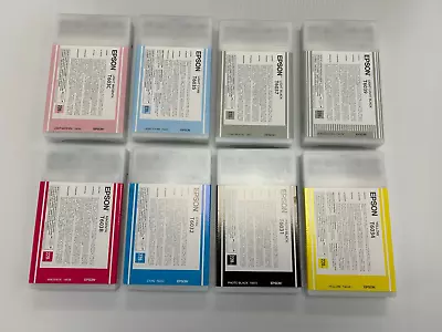 Genuine Epson T603 Ink Set For Stylus Pro 7800 9800 Various Ink Levels • $350