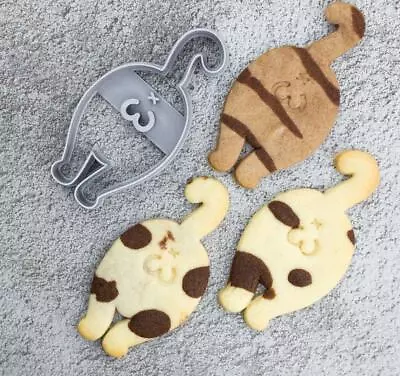 Cat Butt Kitty Kitten Cookie Pastry Biscuit Cutter Icing Fondant Clay Kitchen • £4.99