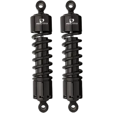 Progressive 412 Black 11  Standard Rear Shocks For 91-17 Harley Dyna FXDB FXDL • $299.95