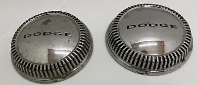 1960-64 Mopar Poverty Caps Dog Dish Center Rim Molding Ribbed Wheel Cover Police • $89.99