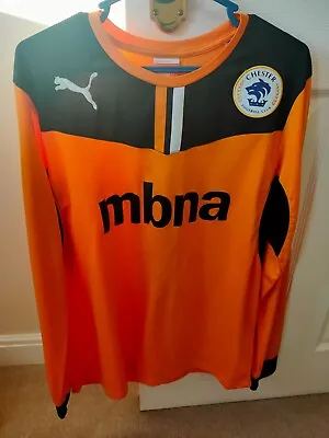 £49.99 • Buy Chester FC Match Worn Goalkeeper Football Shirt - Jon Danby Puma #1
