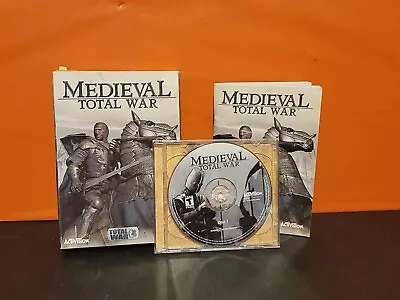 Medieval: Total War (Windows PC CD 2002) Complete 2 Disc Set W Key • $11.75