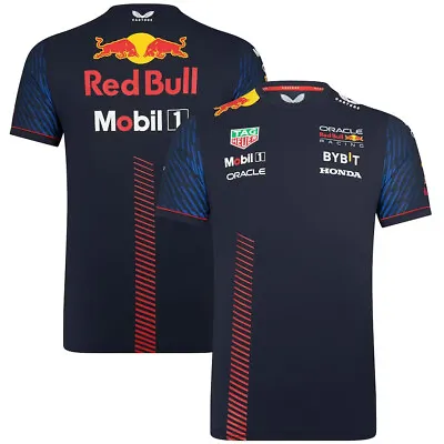 £22.66 • Buy New Men's Red Bull Casual Sports Short Sleeved T-shirt Racing Suit Polo Shirt