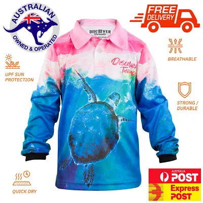 $59.95 • Buy Fishing Shirt - Sun Protection - Kids & Ladies UPF 50+  Sunshine Makes Me Happy