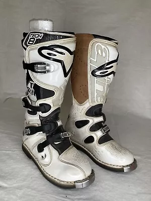 ALPINESTARS TECH 8 SIZE 6 MOTOCROSS BOOTS IN EXCELLENT CONDITION!!! W/Booties • $160