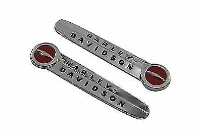 $117.60 • Buy OE Emblem Set With Black Lettering For Harley Davidson By V-Twin