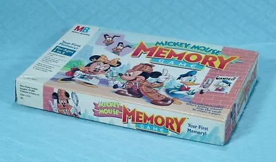 Mickey Mouse Memory Game Milton Bradley 1990 • $13.99