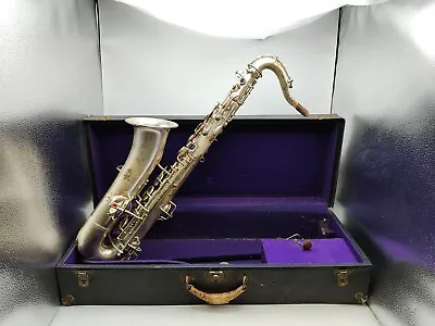 1918 - Lyon Healy Professional Buescher Low Pitch C-Melody Saxophone W/ Case • $400.49