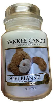 YANKEE CANDLE Soft Blanket Large Jar 1153g Brand New. • £22.99