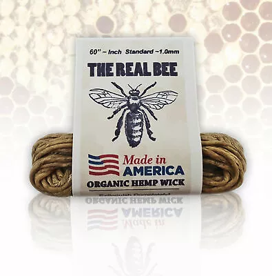 $1.89 • Buy  The Real Bee Natural Hemp Wick Line - 5ft - BEST DEAL Hempwick $1.89