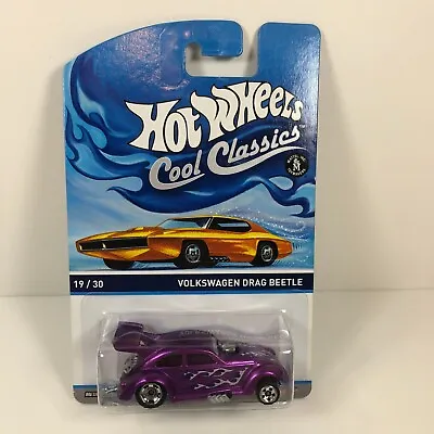 Hot Wheels 2014 Cool Classics VW Drag Beetle 19/30 Pink Card Variant A • $19.99