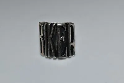 *fj* Biker Vintage G&s? Script Ring  (bfc32) • $50