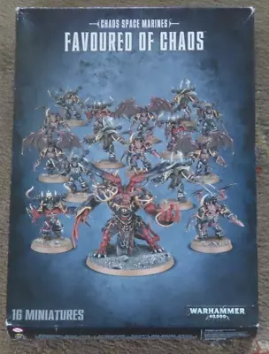 Games Workshop Warhammer 40k Favoured Of Chaos Space Marines NIB OOP GW Boxed GW • £299.99