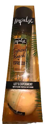 Impulse Tropical Beach + Espresso Body Mist And Bath Bomb Gift Set • £5