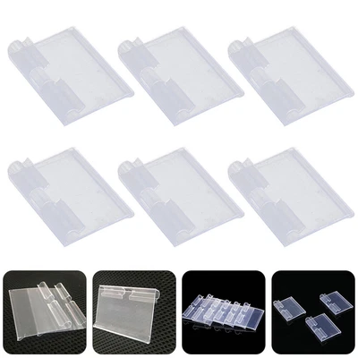 £9.19 • Buy 50Pcs Retail Sign Label Holders Shelf Retail Price Tag Labels