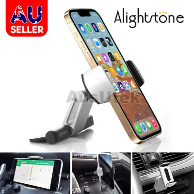 360° Car Mobile Phone Holder CD Slot Mount Stand For Apple IPhone 15 Samsung S23 • $16.75