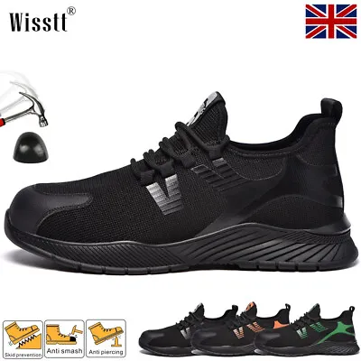 £25.89 • Buy Womens Hiking Work Boots ESD Comfy Trainers Sneakers Steel Toe Cap Safety Shoes