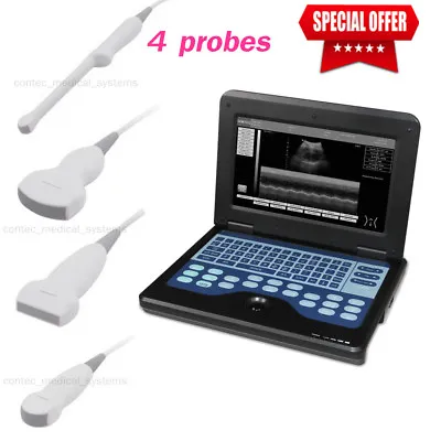 £2180 • Buy CMS600P2 CE&FDA Portable Laptop Machine Digital Ultrasound Scanner With 4 Probes