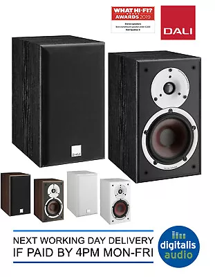 Dali Spektor 2 Hi-Fi Bookshelf Speakers 5 Year Warranty Black Walnut Or White • £249