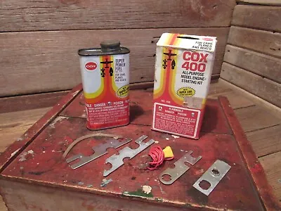 Vintage Cox 400 All-Purpose Model Engine Starting Kit RC Plane Car Boat • $69.99