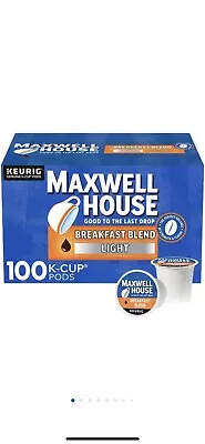 Maxwell House Breakfast Blend Light Roast K-Cup Coffee Pods {100 Ct.} • $64.99