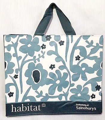 £4.89 • Buy HABITAT Sainsbury’s Reusable Shopping Bag FLORAL Theme 33% Recycled Material