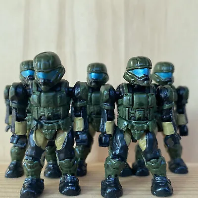 Lot Of 5pcs Halo Mega Bloks Green Odst Pilot Mini Figure 96835 Unsc Toy • $22.93