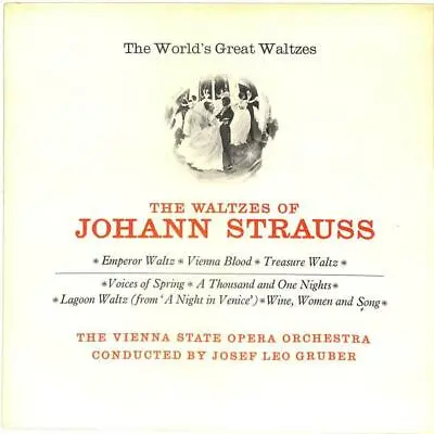 £9.10 • Buy The World's Great Waltzes The Waltzes Of Johann Strauss UK LP Album 1965 33 VG+