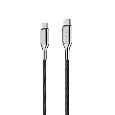 $22.95 • Buy Cygnett Armoured 2.0 USB-C To USB-C  (5A/100W ) Cable 10cm- Black | Connector