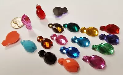 14 Vintage Joan Rivers Jewel Faceted Dome 22.5x13mm. Bee Insect Cabochons J117 • $8.99
