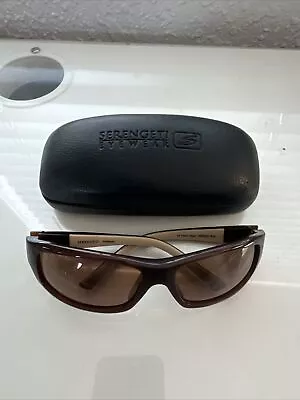 Serengeti AMEDEO Sunglasses 7219 Polarized Mens Brown Frames W/tan On Inside • $39.99