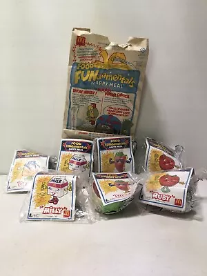 McDonald's Happy Meal Food Fundamentals Set Of 7 Sealed With Bag 1992 • $19.95