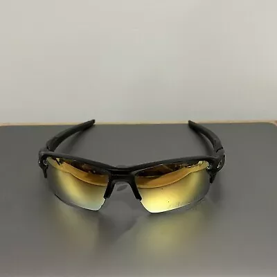 Oakley FLAK 2.0  (OO9188-B3 59) Matte Black With Prizm Rose Gold Polar Lens • $89.99