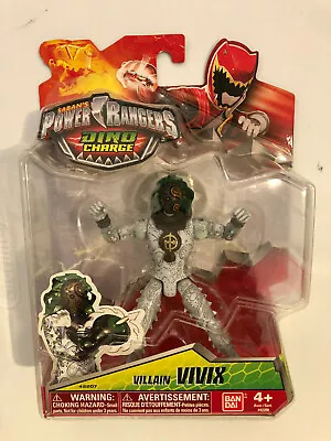 Power Rangers MMPR Dino Charge 5.5  Inch Villain Vivix Action Figure Bandai HTF • $34.90