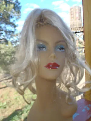 Costume Wig Blonde Cip On Halloween Wig Medieval Rennaissance Reenactment Drama • $11.99