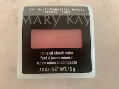 New In Case Mary Kay Mineral Cheek Color Blush Shy Blush Full Size ~012974 • $10