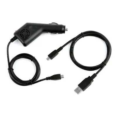 Car Charger Auto DC Power Adapter+USB PC Cord For Motorola T505 BT Speaker Phone • $9.85
