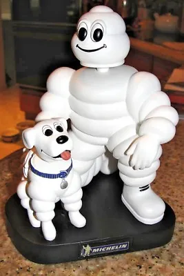 Michelin Man & Dog 7  Bobblehead Doll Promotional Item Michelin Tire Man New Box • $49.99