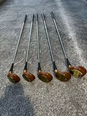 Vintage 1-5 MACGREGOR Persimmon TOURNEY DX2W Steel Shaft RH Refinished • $99