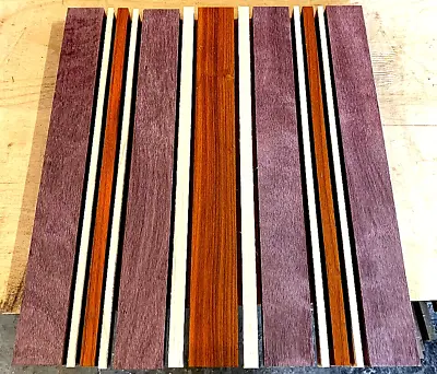 13 Piece Purpleheart Maple Padauk Cutting Board Kit Wood Lumber Assembly Ready • $59.95