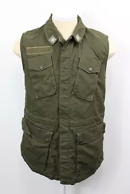 Vintage M.C.M SPA Vest Jacket Military Utility Coat Cargo Vest M • $59.99