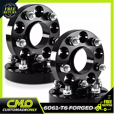 4) 25mm Black Hubcentric 5X100 To 5X114.3 Wheel Adapters 56.1mm Fits Subaru Only • $65.95