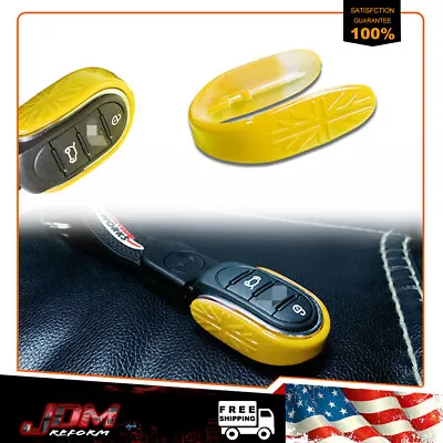 1PC Yellow Smart Key Fob Case Shell Holder For 2014-2019 MINI Cooper F55 F56 F57 • $9.99