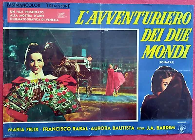 MARIA FELIX  SONATAS  Italian Fotobusta Original Movie Poster 1960 • $19.99