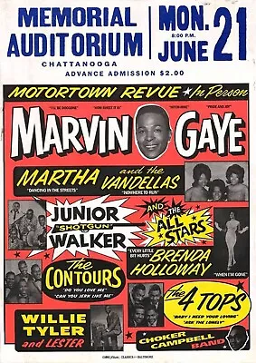 Marvin Gaye 13  X 19  Re-Print Music Concert Poster • $19.95