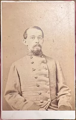 CDV Of A Confederate Officer / Civil War / CSA • $449